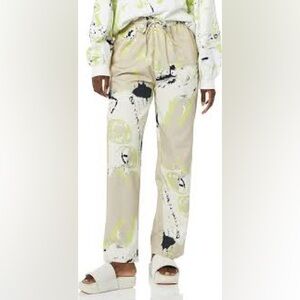 Rare/Self All Gender Standard Pull-On Wide Leg Twill Pant Unique Eclectic Size 4